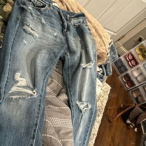 ripped jeans size 26 worn once